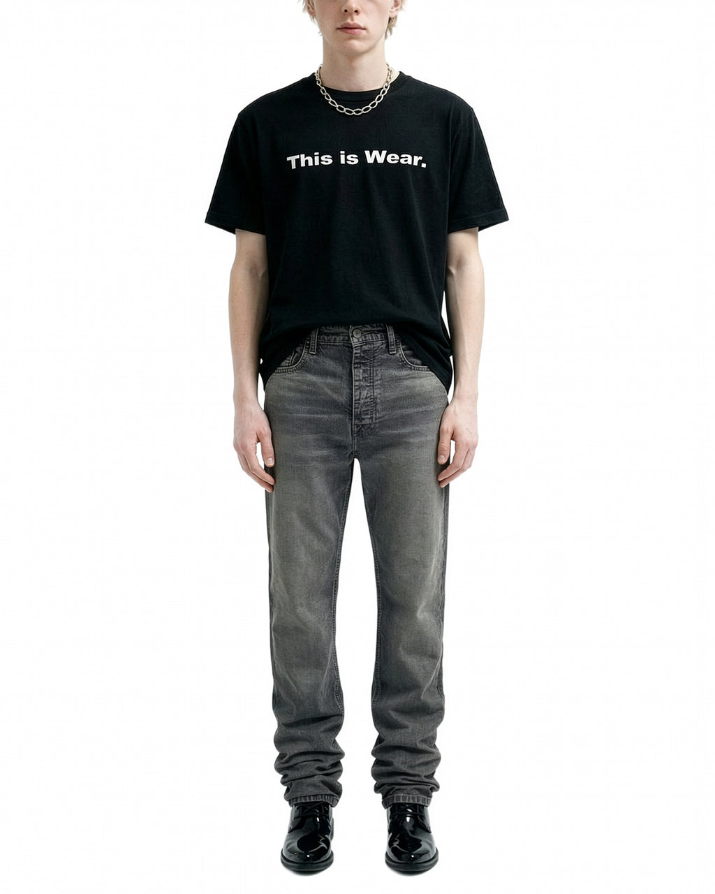 CW-001 S/S tee Black