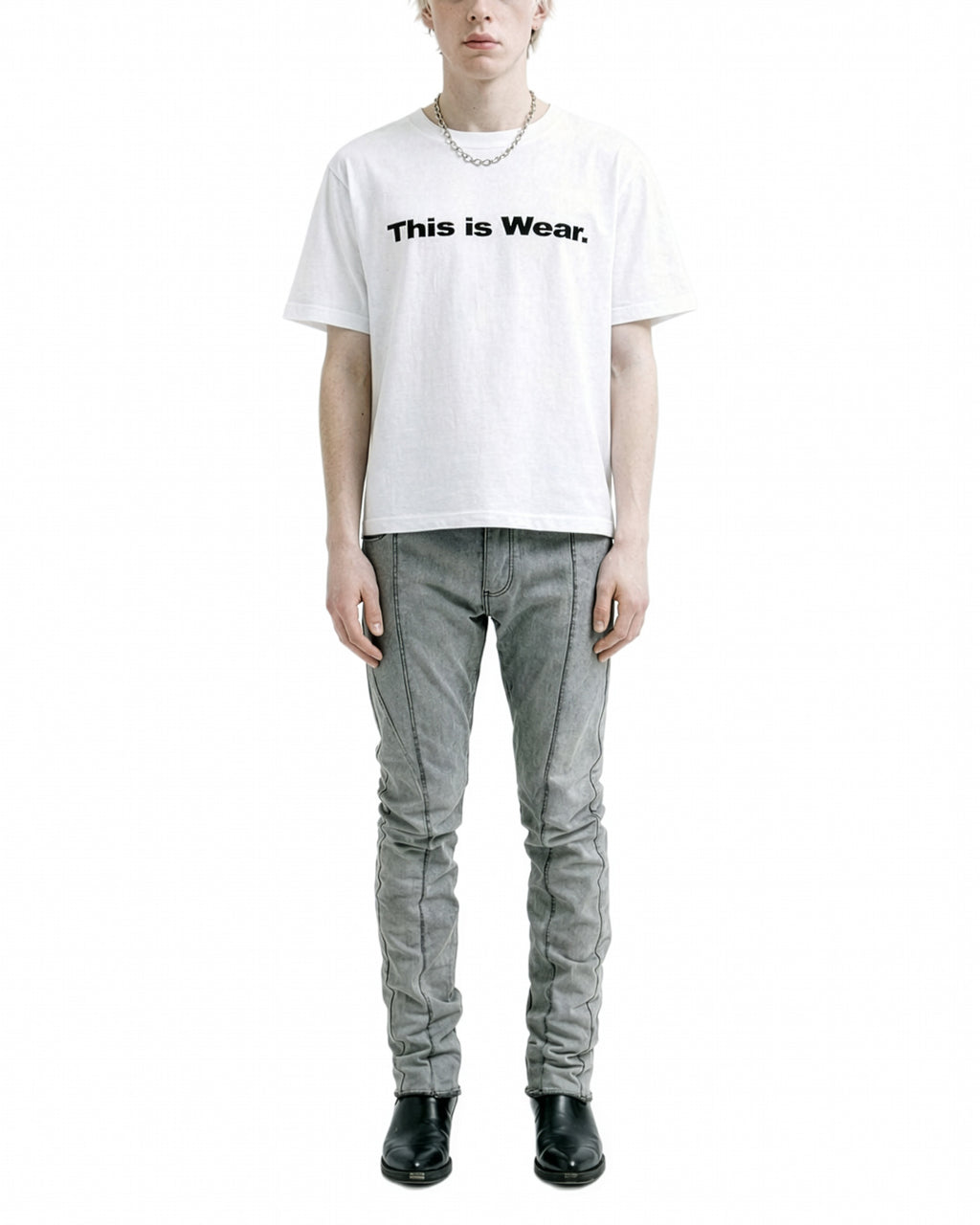 CW-001 S/S tee White