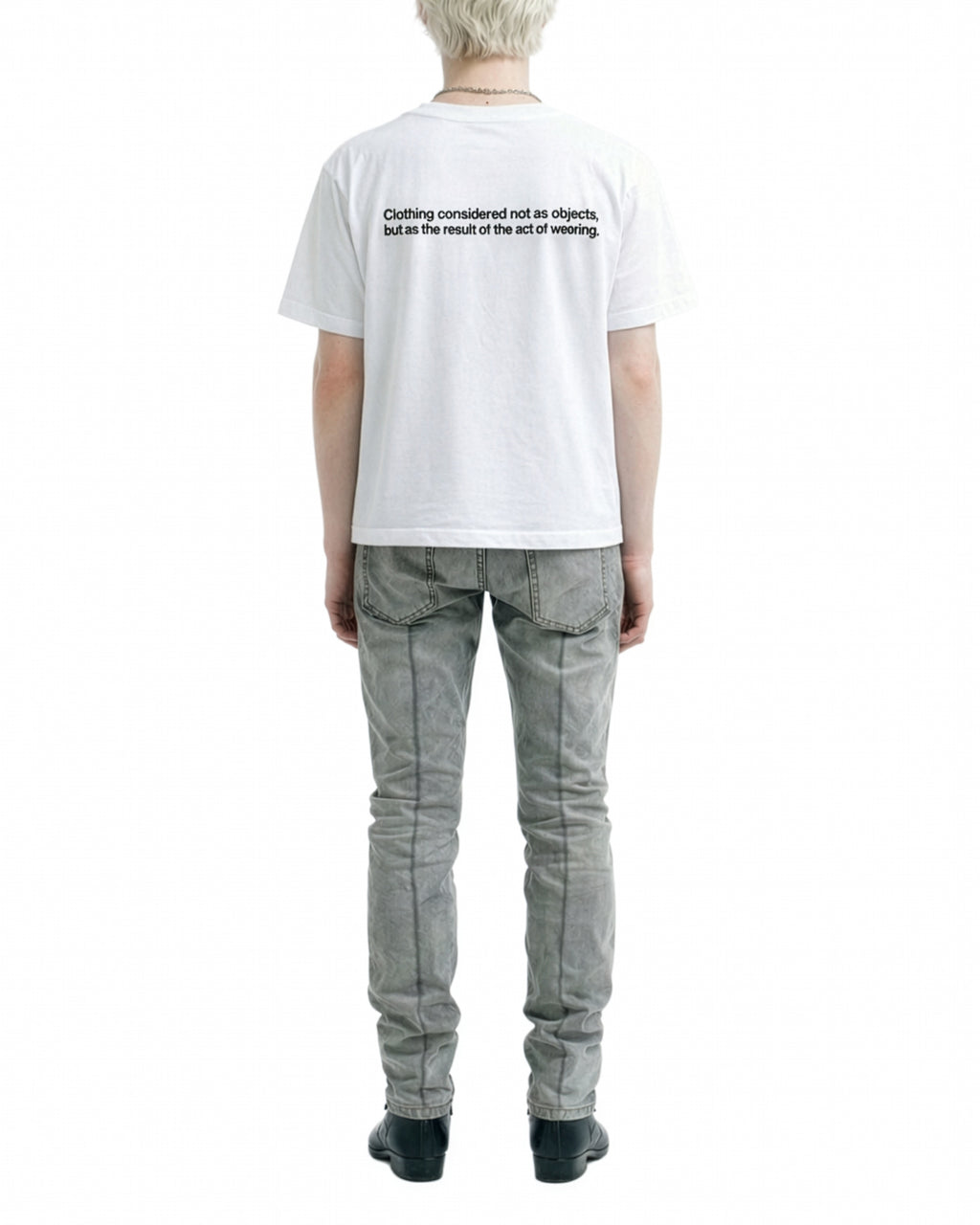 CW-001 S/S tee White