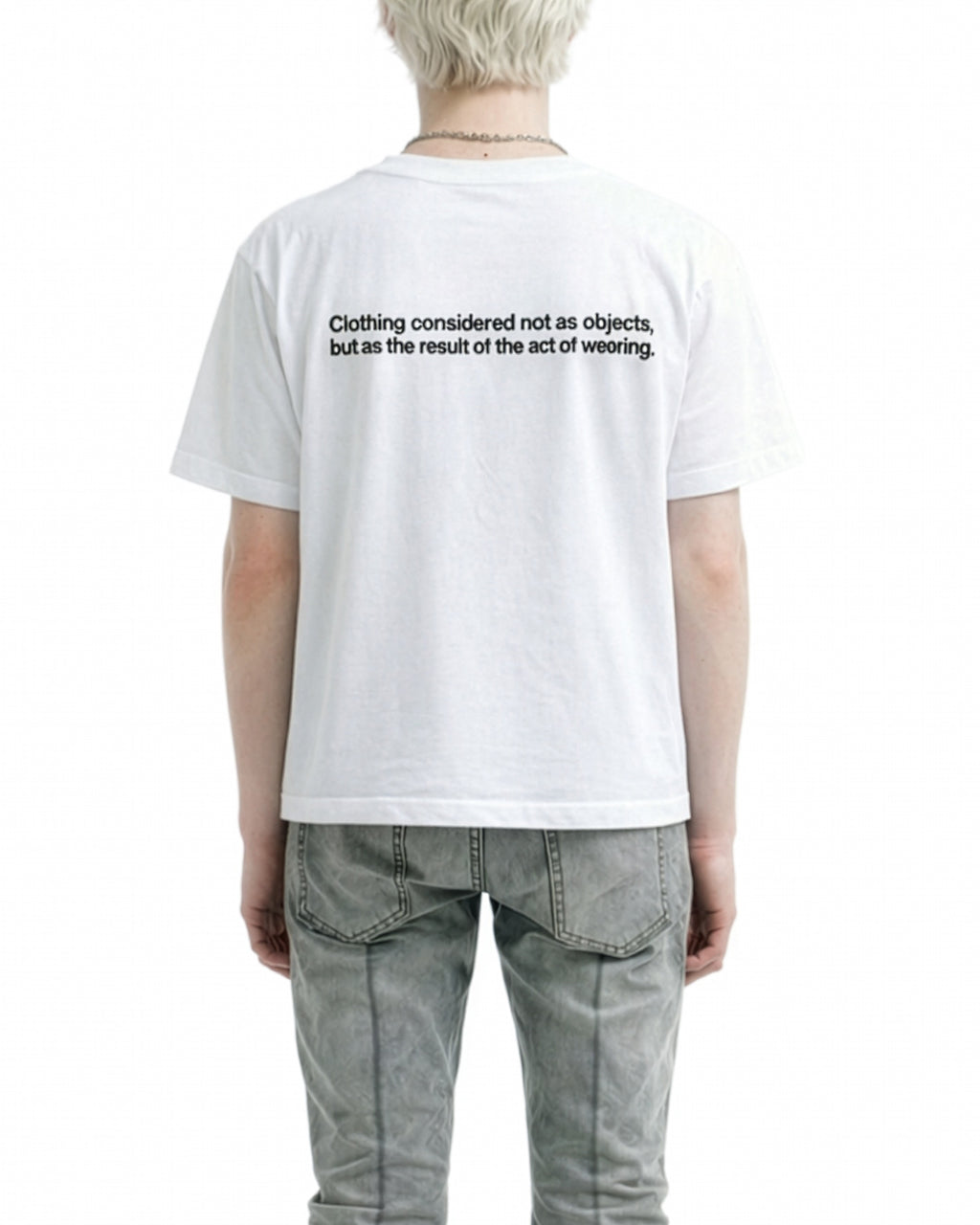 CW-001 S/S tee White