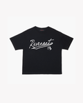 Script S/S tee Black