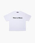 CW-001 S/S tee White
