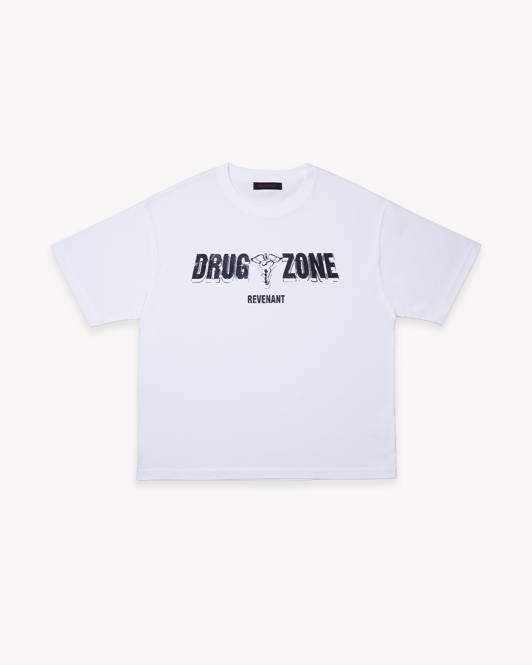 DRUG ZONE S/S tee White