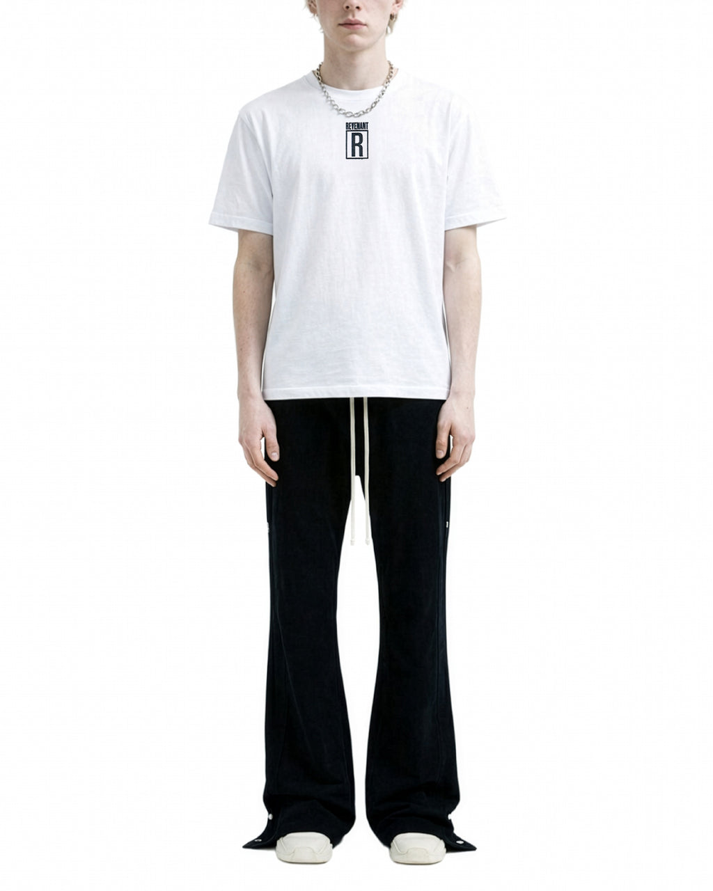 Square logo S/S tee White