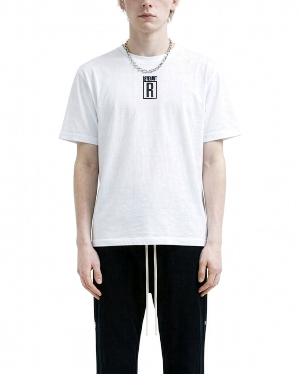 Square logo S/S tee White